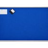 Bảng ghim nỉ xanh khung nhôm treo tường cố định