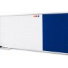 Bảng ghim nỉ combo 2 màu trắng - xanh